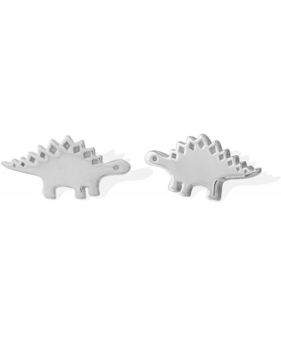 Jewelry Sterling Silver Stegosaurus Dinosaur Stud Earrings $10.25 Earrings