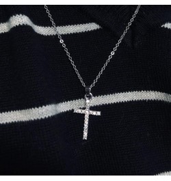 Cross Necklace for Women Men Gold Silver Cross Necklaces for Women Trendy Dainty Gold Necklace Sterling Silver Necklace Rhine...