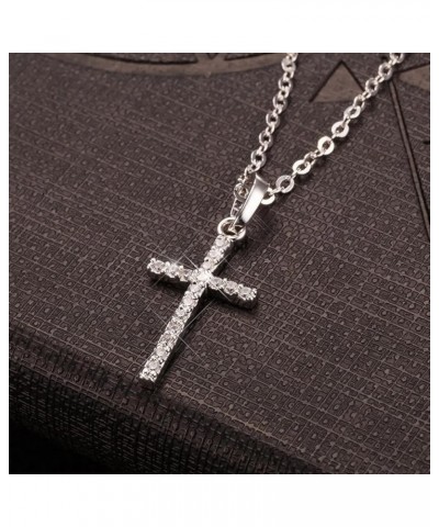 Cross Necklace for Women Men Gold Silver Cross Necklaces for Women Trendy Dainty Gold Necklace Sterling Silver Necklace Rhine...