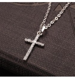 Cross Necklace for Women Men Gold Silver Cross Necklaces for Women Trendy Dainty Gold Necklace Sterling Silver Necklace Rhine...