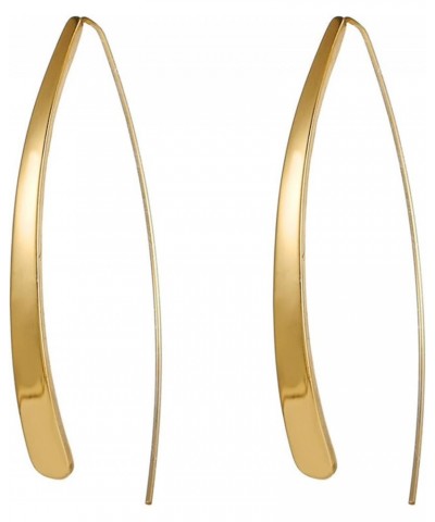 Gold Hoop Earrings for Women Gold Hoop Huggie Earrings Chunky Dangle Earrings,14K Gold Earrings Lightweight Twisted Earrings ...