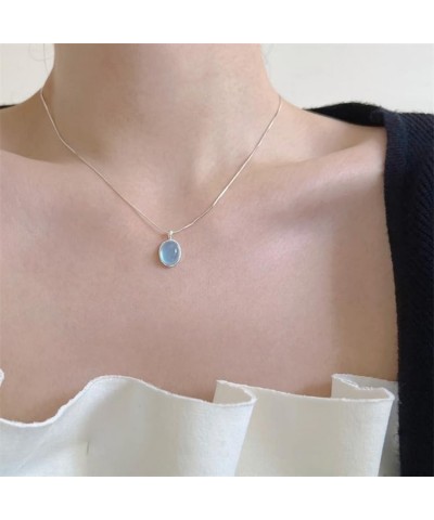 14K Gold Aquamarine Teardrop Pendant Necklace for Women, Dazzling Showcase of March's Sparkling Gem, Birthstone Jewelry Light...