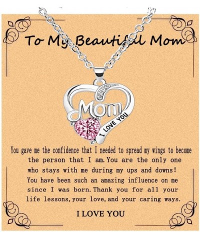 Gifts for Mom Grandma Love Heart Necklaces for Mom Grandma Mothers Day Gifts Christmas Birthday Gifts for Mother Grandmother ...