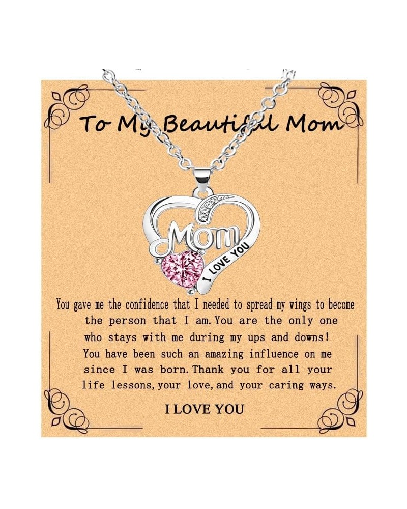 Gifts for Mom Grandma Love Heart Necklaces for Mom Grandma Mothers Day Gifts Christmas Birthday Gifts for Mother Grandmother ...