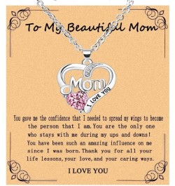 Gifts for Mom Grandma Love Heart Necklaces for Mom Grandma Mothers Day Gifts Christmas Birthday Gifts for Mother Grandmother ...