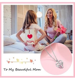 Gifts for Mom Grandma Love Heart Necklaces for Mom Grandma Mothers Day Gifts Christmas Birthday Gifts for Mother Grandmother ...