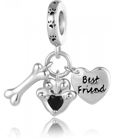 Ladybug Elephant Lucky Four Leaf Clover Charm Bead for Pandora Bracelet Paw Print $8.15 Bracelets