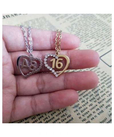 Stainless Steel Birth Year Number 10 to 99 Necklace Birthday Gift Anniversary Jewelry for Women 90 $13.03 Necklaces