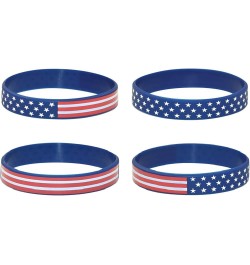 American Flag Silicone Stretchable Bracelet 4-Pack American Flag $7.14 Bracelets