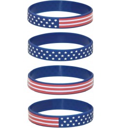 American Flag Silicone Stretchable Bracelet 4-Pack American Flag $7.14 Bracelets