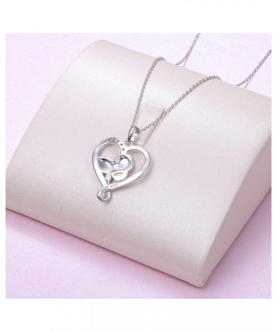 Sloth Gift 925 Sterling Silver Slow Down Cute Sloth Pendant Necklace for Women Girls Sloth Lover I Love You Sloth $17.67 Neck...