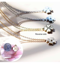 Non Tarnish Lucky Clover Flower Initial Necklaces for Teen Girls Women Trendy, Dainty Layered Cute Letter Pendant Necklace 18...