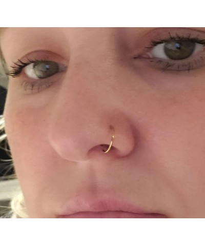 Nose Rings Hoops Half Hoop Nose Ring Double Nose Hoops Cartilage Hoop Earring Cartilage Earring Hoop Helix Hoop Earring Small...