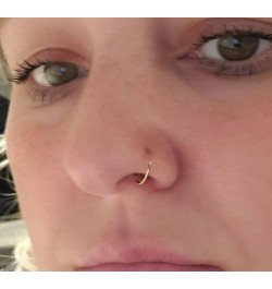 Nose Rings Hoops Half Hoop Nose Ring Double Nose Hoops Cartilage Hoop Earring Cartilage Earring Hoop Helix Hoop Earring Small...