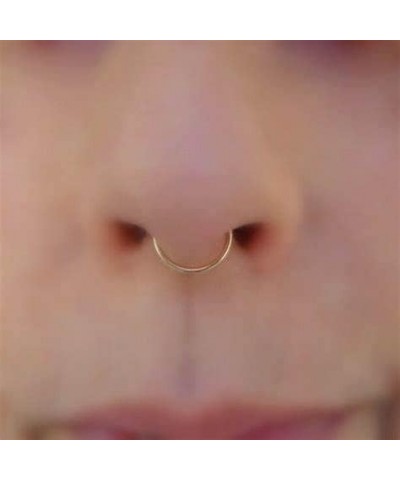 Nose Rings Hoops Half Hoop Nose Ring Double Nose Hoops Cartilage Hoop Earring Cartilage Earring Hoop Helix Hoop Earring Small...