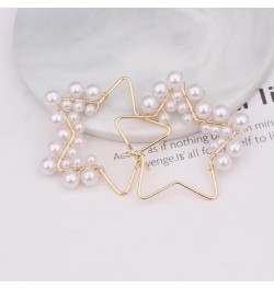 Heart Shaped Hoop Earrings Love at First Sight Gold Color Women Grils junior Ladies Gift Star $8.84 Earrings