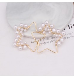 Heart Shaped Hoop Earrings Love at First Sight Gold Color Women Grils junior Ladies Gift Star $8.84 Earrings