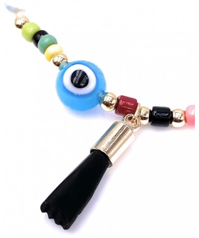 Powerful Amulet Bracelet for Women Blue Evil Eye and Genuine Azabache Pendant $8.44 Bracelets