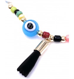 Powerful Amulet Bracelet for Women Blue Evil Eye and Genuine Azabache Pendant $8.44 Bracelets