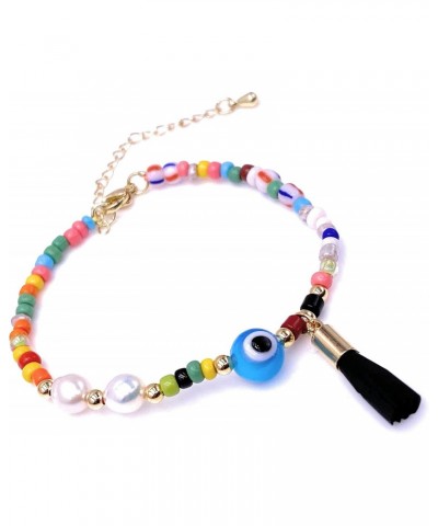 Powerful Amulet Bracelet for Women Blue Evil Eye and Genuine Azabache Pendant $8.44 Bracelets