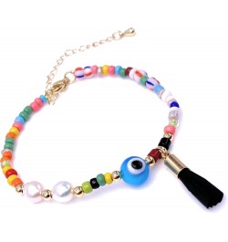 Powerful Amulet Bracelet for Women Blue Evil Eye and Genuine Azabache Pendant $8.44 Bracelets