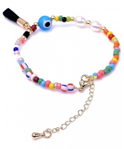 Powerful Amulet Bracelet for Women Blue Evil Eye and Genuine Azabache Pendant $8.44 Bracelets