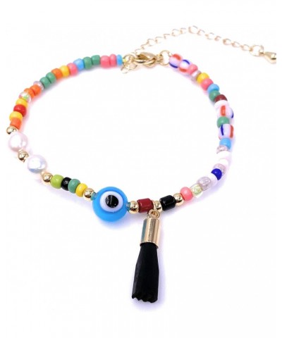 Powerful Amulet Bracelet for Women Blue Evil Eye and Genuine Azabache Pendant $8.44 Bracelets