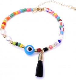 Powerful Amulet Bracelet for Women Blue Evil Eye and Genuine Azabache Pendant $8.44 Bracelets