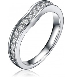 3 Pcs His & Hers, Sterling Silver & Titanium Wedding Rings Set. Size His 09, Hers 08 $27.30 Sets