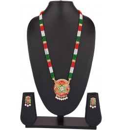 Chain Necklace Faux Pearl Handmade Strand Beaded Necklace Indian Jewelry for Women Girls Style 3 $10.79 Jewelry Sets