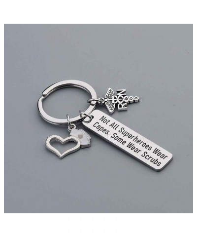 RN Gift Nurse Keychain Nurses Day Gift Doctor Nursing Jewelry Superheroes Nurse Life Keychain Scrubs Keychain $8.84 Bracelets