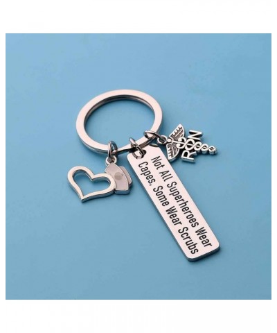 RN Gift Nurse Keychain Nurses Day Gift Doctor Nursing Jewelry Superheroes Nurse Life Keychain Scrubs Keychain $8.84 Bracelets