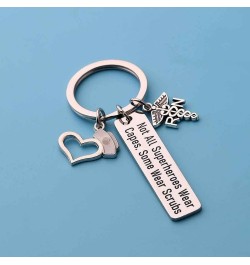 RN Gift Nurse Keychain Nurses Day Gift Doctor Nursing Jewelry Superheroes Nurse Life Keychain Scrubs Keychain $8.84 Bracelets