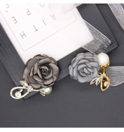 Women Girls Rhinestone Rose Flower Brooch Pin Crystal Gift Party Decoration Ornaments Light Blue $7.27 Brooches & Pins