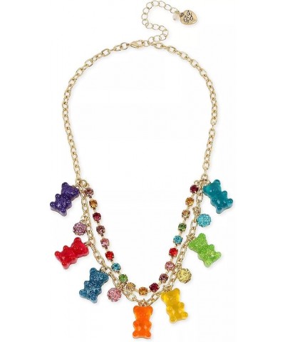 Gummy Bear Necklace One Size Necklace With Rhinestones $21.34 Necklaces