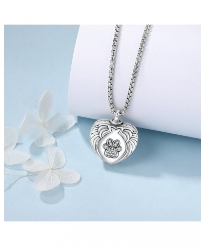 Cremation Jewelry for Ashes S925 Sterling Silver Urn Necklace Memorial Necklace for Human Ashes of Loved Ones Keepsake Pendan...