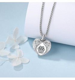 Cremation Jewelry for Ashes S925 Sterling Silver Urn Necklace Memorial Necklace for Human Ashes of Loved Ones Keepsake Pendan...