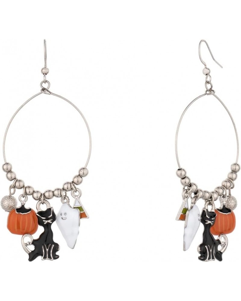 Halloween Earrings for Women | Skeleton | Skull | Ghost | Pumpkin | Spider web | Wizard hat | Trick or Treat | Halloween Dang...