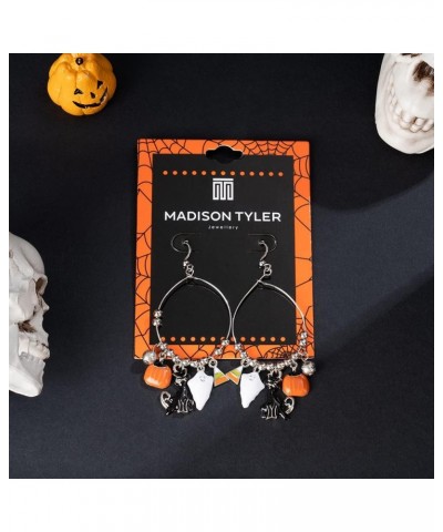 Halloween Earrings for Women | Skeleton | Skull | Ghost | Pumpkin | Spider web | Wizard hat | Trick or Treat | Halloween Dang...