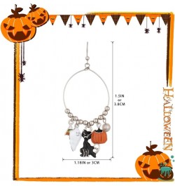 Halloween Earrings for Women | Skeleton | Skull | Ghost | Pumpkin | Spider web | Wizard hat | Trick or Treat | Halloween Dang...