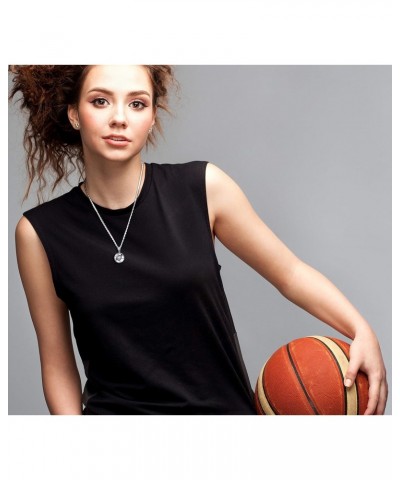 Ladies 925 Sterling Silver 3D Small Basketball Sport Ball Charm Pendant, 13mm $31.89 Pendants