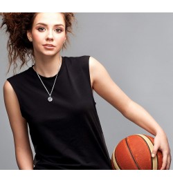 Ladies 925 Sterling Silver 3D Small Basketball Sport Ball Charm Pendant, 13mm $31.89 Pendants