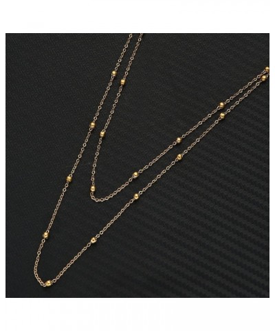 Stainless Steel Simple Chain Waist Body Chain For Women Beach Belly Accessories Body Jewelry Beads Gold Color $11.96 Body Jew...