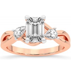 1 Carat -5 Carat | IGI Certified Lab Grown Diamond Engagement Ring | 14K Or 18K in White, Yellow Or Rose Gold | Odette Three ...