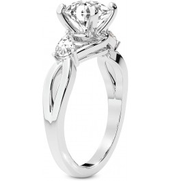 1 Carat -5 Carat | IGI Certified Lab Grown Diamond Engagement Ring | 14K Or 18K in White, Yellow Or Rose Gold | Odette Three ...