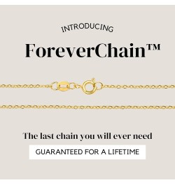 24k Gold Cable Link Chain Necklace – Thin, Dainty, Gold Plated Stainless Steel Jewelry for Women & Men with Spring Ring Clasp...