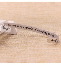 Inspirational Bracelets for Women Teen Girl Gifts Birthday Cuff Bracelet Bangle Quotes Jewelry Friend Gifts for Her Mom Gifts...