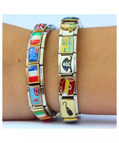 February Heart Connector Italian Charm Set $8.05 Bracelets