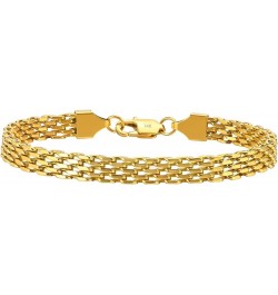 14k Gold Solid Mesh Bracelet With Adjustable Winding Chain, Popcorn, High-End Jewelry, Ladies' Gift… 8.0 Inches 14k gold $74....