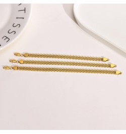 14k Gold Solid Mesh Bracelet With Adjustable Winding Chain, Popcorn, High-End Jewelry, Ladies' Gift… 8.0 Inches 14k gold $74....